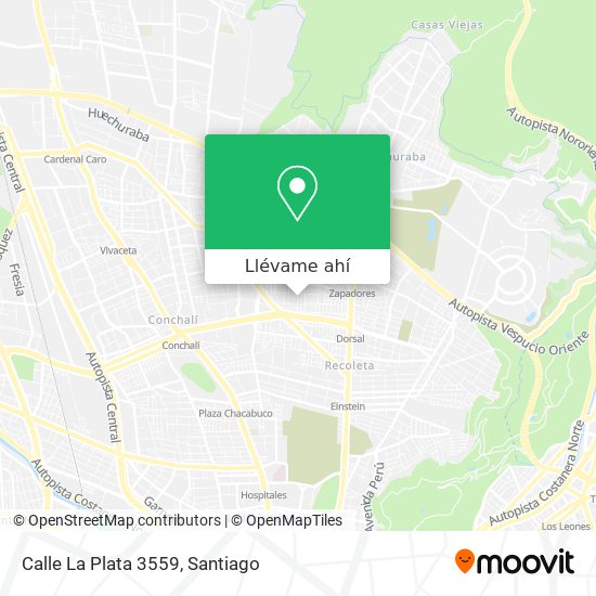 Mapa de Calle La Plata 3559