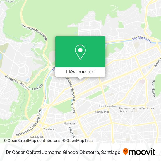 Mapa de Dr César Cafatti Jamarne Gineco Obstetra