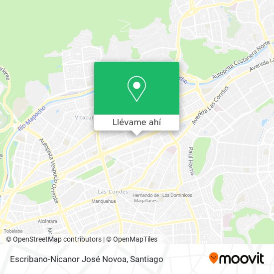 Mapa de Escribano-Nicanor José Novoa