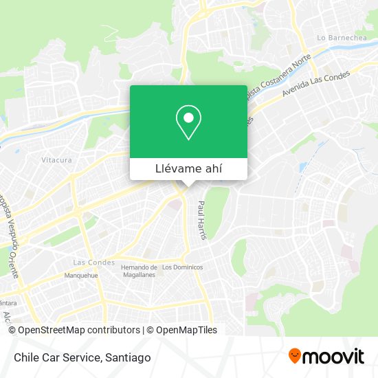 Mapa de Chile Car Service