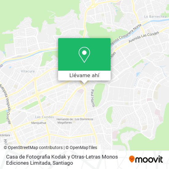 Mapa de Casa de Fotografia Kodak y Otras-Letras Monos Ediciones Limitada