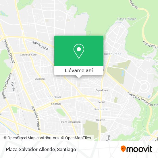 Mapa de Plaza Salvador Allende