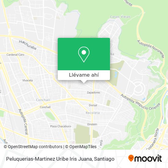 Mapa de Peluquerias-Martinez Uribe Iris Juana
