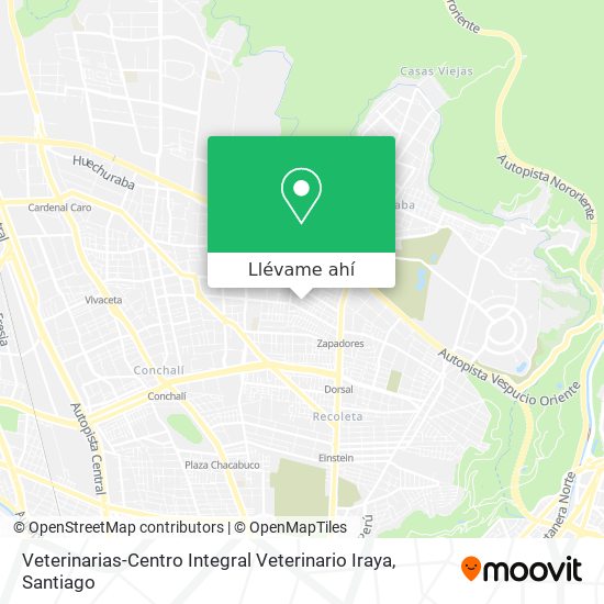 Mapa de Veterinarias-Centro Integral Veterinario Iraya