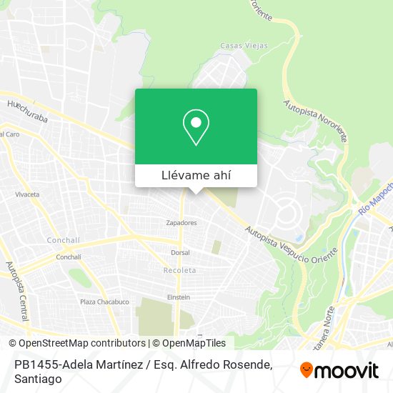 Mapa de PB1455-Adela Martínez / Esq. Alfredo Rosende