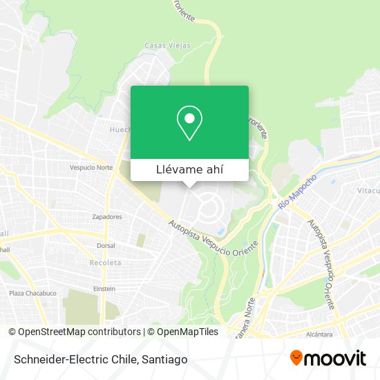Mapa de Schneider-Electric Chile