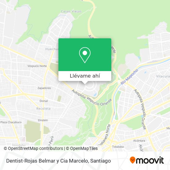 Mapa de Dentist-Rojas Belmar y Cia Marcelo