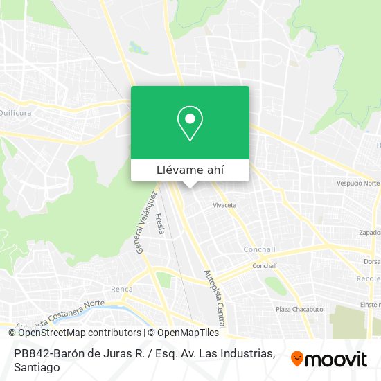 Mapa de PB842-Barón de Juras R. / Esq. Av. Las Industrias