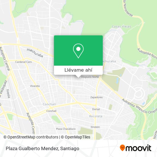 Mapa de Plaza Gualberto Mendez