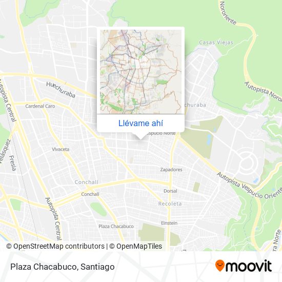 Mapa de Plaza Chacabuco