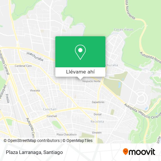 Mapa de Plaza Larranaga