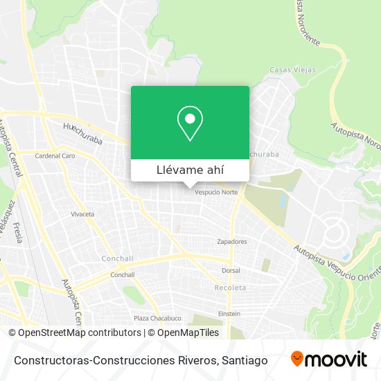 Mapa de Constructoras-Construcciones Riveros