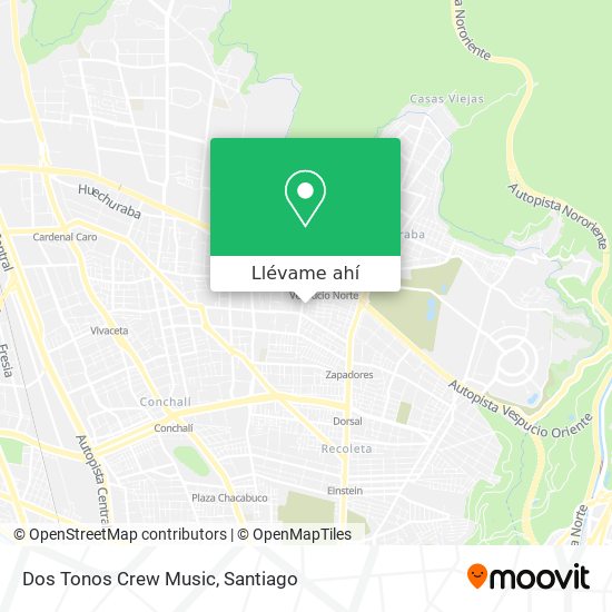 Mapa de Dos Tonos Crew Music
