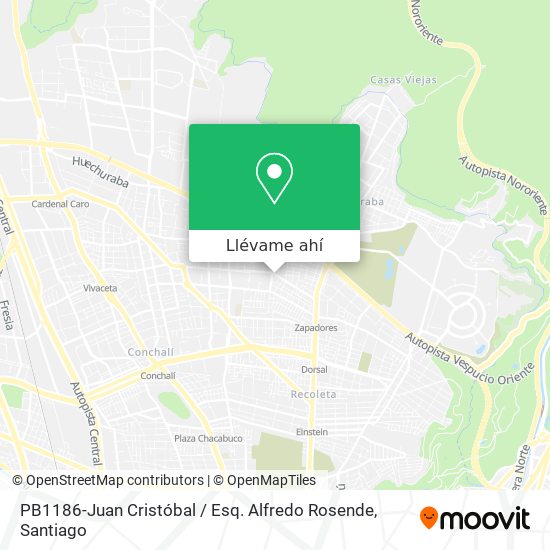 Mapa de PB1186-Juan Cristóbal / Esq. Alfredo Rosende
