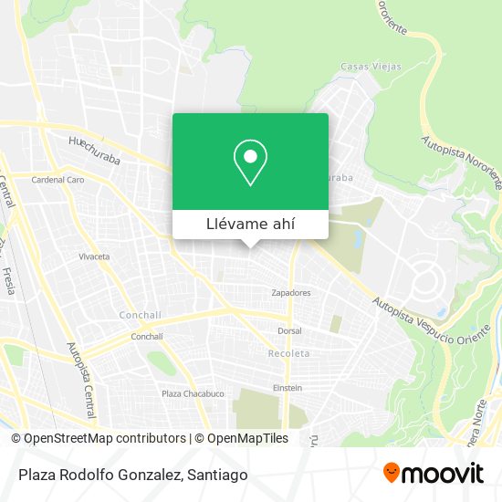 Mapa de Plaza Rodolfo Gonzalez