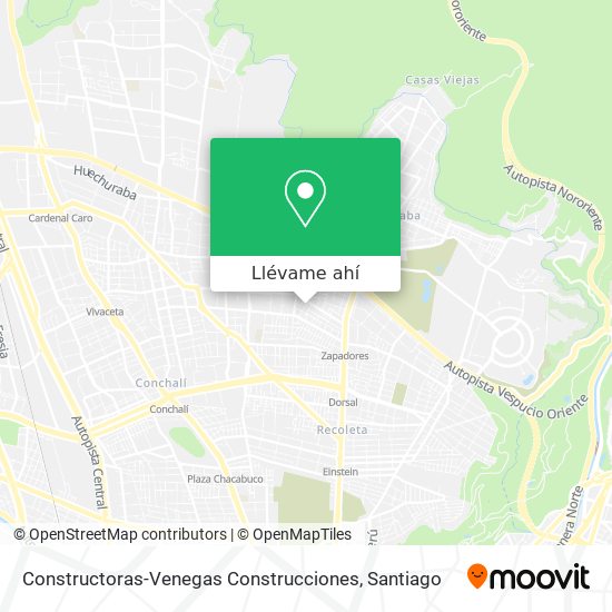 Mapa de Constructoras-Venegas Construcciones