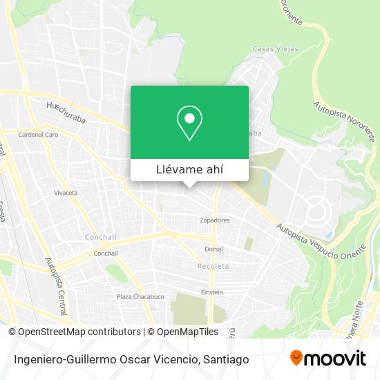 Mapa de Ingeniero-Guillermo Oscar Vicencio
