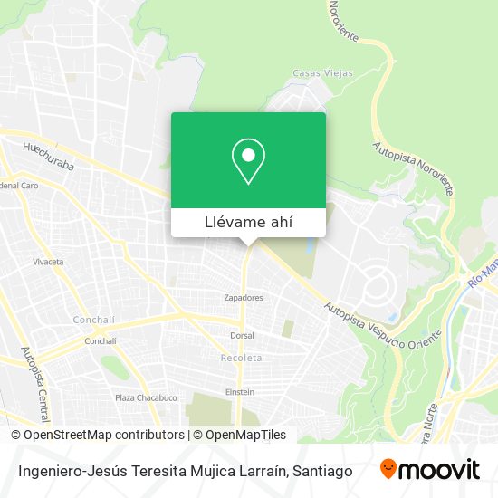 Mapa de Ingeniero-Jesús Teresita Mujica Larraín