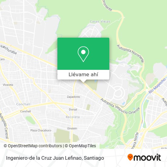 Mapa de Ingeniero-de la Cruz Juan Lefinao