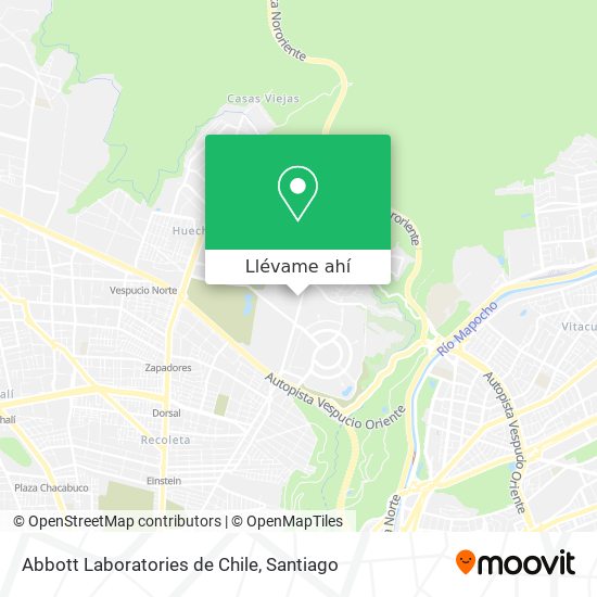 Mapa de Abbott Laboratories de Chile
