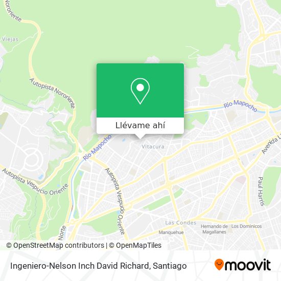 Mapa de Ingeniero-Nelson Inch David Richard