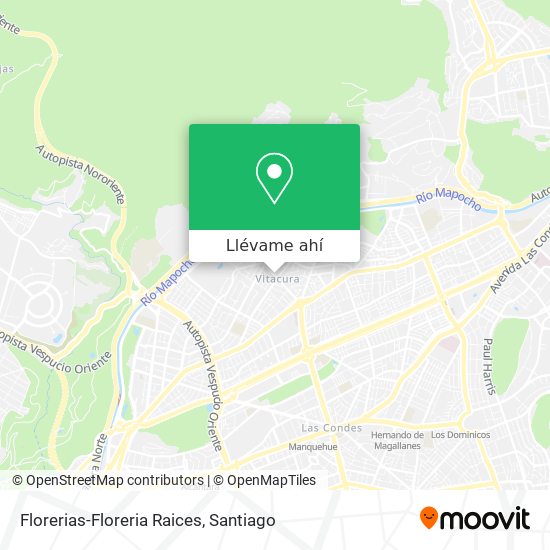 Mapa de Florerias-Floreria Raices