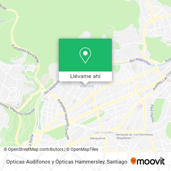 Mapa de Opticas-Audífonos y Ópticas Hammersley