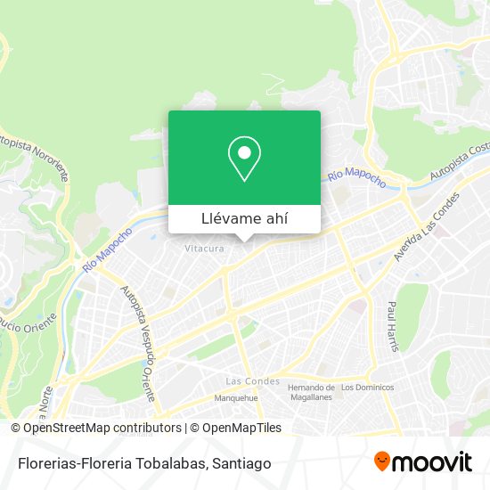 Mapa de Florerias-Floreria Tobalabas