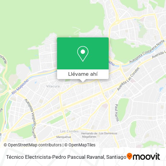 Mapa de Técnico Electricista-Pedro Pascual Ravanal