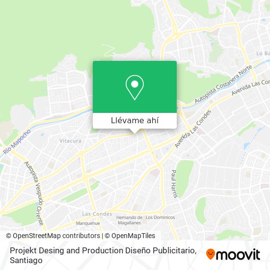Mapa de Projekt Desing and Production Diseño Publicitario