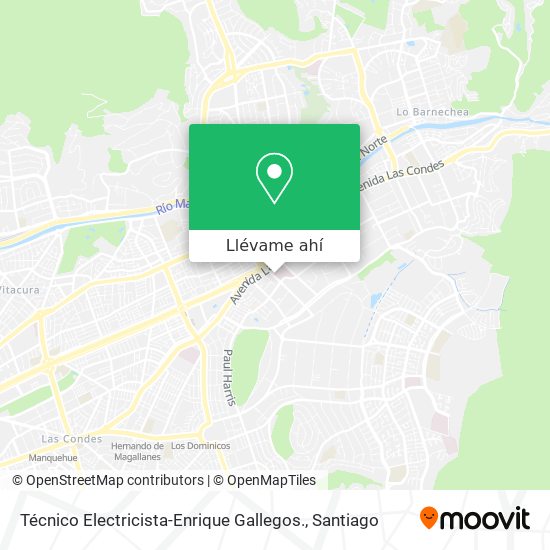 Mapa de Técnico Electricista-Enrique Gallegos.