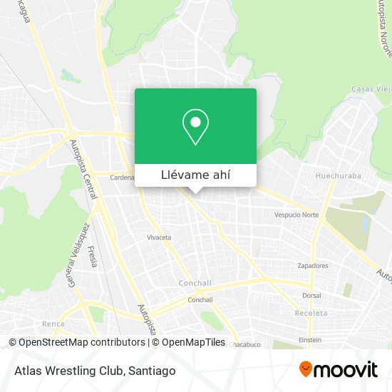 Mapa de Atlas Wrestling Club