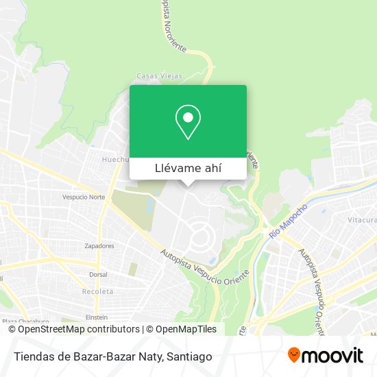 Mapa de Tiendas de Bazar-Bazar Naty