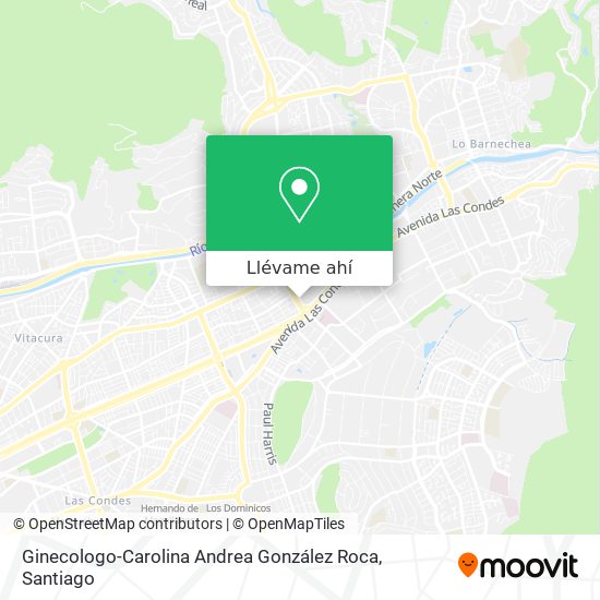 Mapa de Ginecologo-Carolina Andrea González Roca