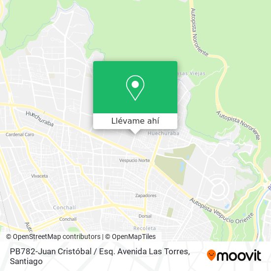 Mapa de PB782-Juan Cristóbal / Esq. Avenida Las Torres