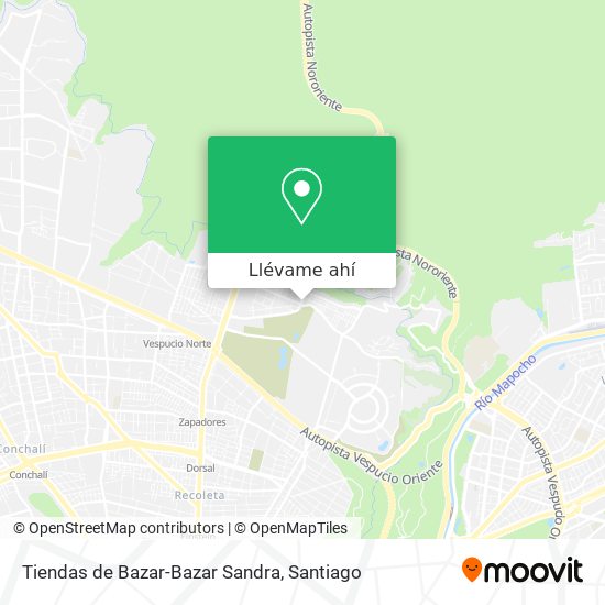 Mapa de Tiendas de Bazar-Bazar Sandra