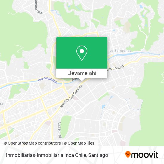 Mapa de Inmobiliarias-Inmobiliaria Inca Chile