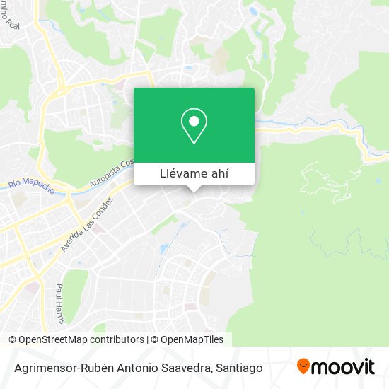 Mapa de Agrimensor-Rubén Antonio Saavedra