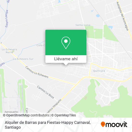 Mapa de Alquiler de Barras para Fiestas-Happy Carnaval