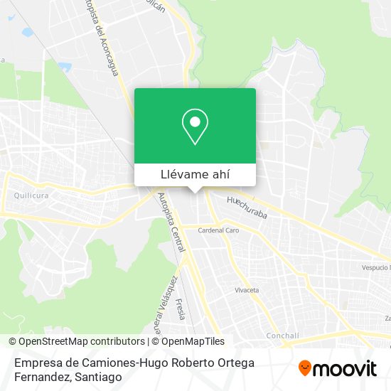 Mapa de Empresa de Camiones-Hugo Roberto Ortega Fernandez