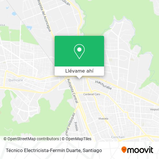 Mapa de Técnico Electricista-Fermín Duarte