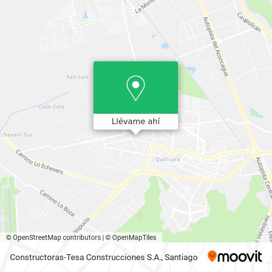 Mapa de Constructoras-Tesa Construcciones S.A.