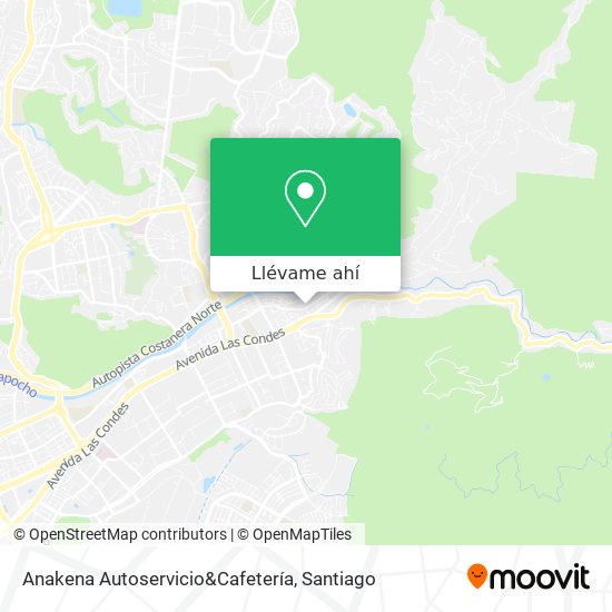 Mapa de Anakena Autoservicio&Cafetería