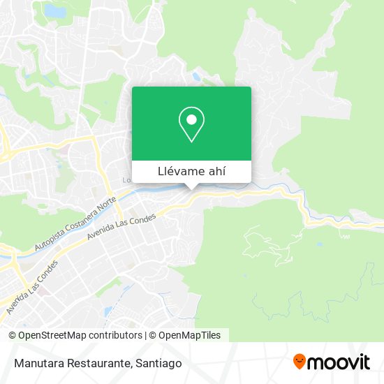 Mapa de Manutara Restaurante