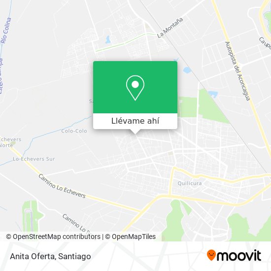 Mapa de Anita Oferta