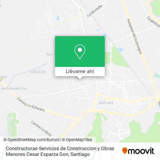 Mapa de Constructoras-Servicios de Construccion y Obras Menores Cesar Esparza Gon