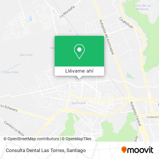 Mapa de Consulta Dental Las Torres