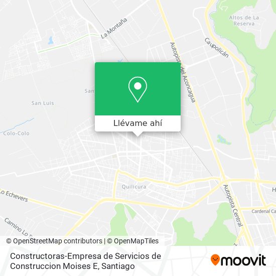 Mapa de Constructoras-Empresa de Servicios de Construccion Moises E