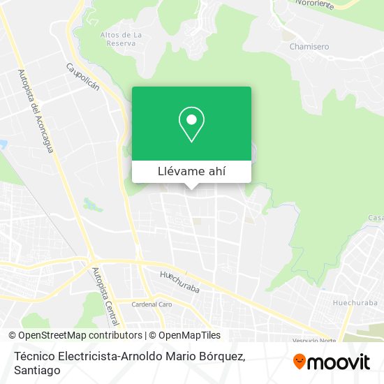 Mapa de Técnico Electricista-Arnoldo Mario Bórquez