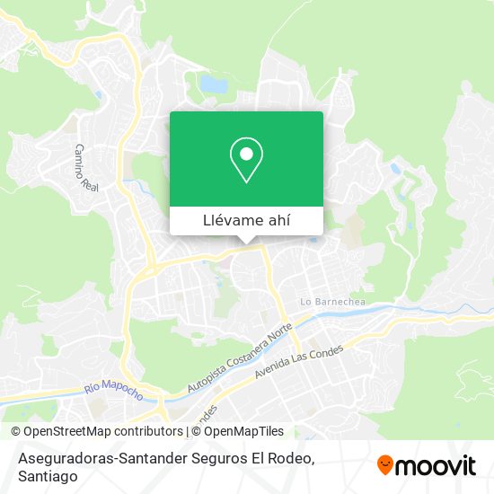 Mapa de Aseguradoras-Santander Seguros El Rodeo